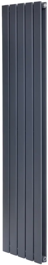 Вертикальный дизайнерский радиатор отопления ARTTIDESIGN Livorno II 5/1600/340, серый матовый